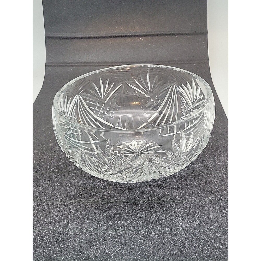 Vtg Waterford Crystal Bowl Clear Glass Leana?